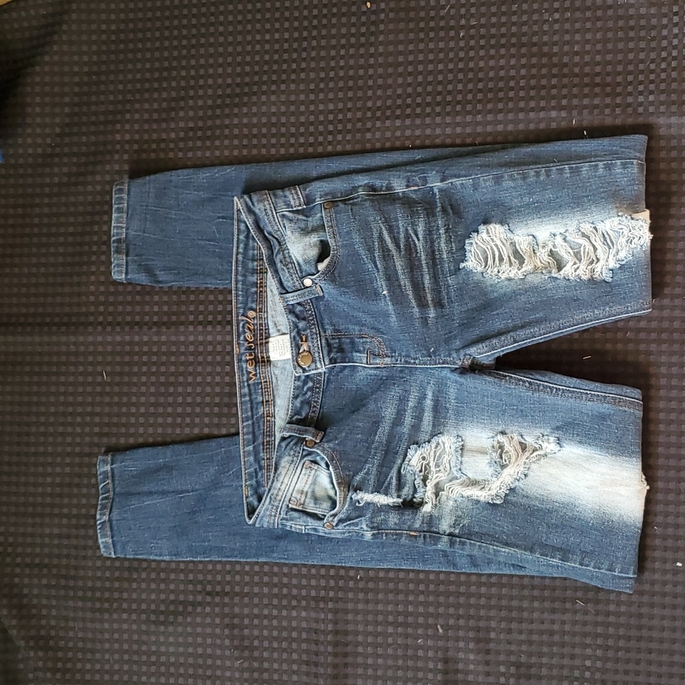 Wet Seal, distressed, jeans, size 5R